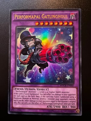 Performapal Gatlinghoul MACR-DE040 Ultra Rare 1. Auflage Lightly Played Yugioh