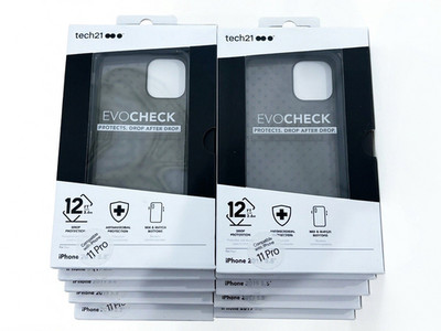 LOT OF 10 Tech21 Evo Check Case for Apple iPhone 11 Pro Smoky Black Case