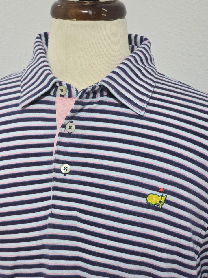Polo de golf Masters clásico para hombre talla grande Foto 4 de 4