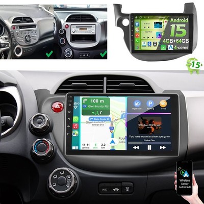 4+64GB Für Honda Jazz III 2008-2013 Android 15.0 Radio GPS NAVI RDS FM Bluetooth