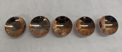 Copper Tone 2'' Round Drawer Pulls Lot 5     JS