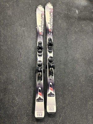 Salomon Enduro LX750R all mountain rocker skis, 152cm, Older Salomon Bindings, S