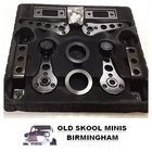 CLASSIC MINI BLACK INTERIOR DOOR HANDLE SET ALLOY 10 PIECE AUSTIN MORRIS S 6E6