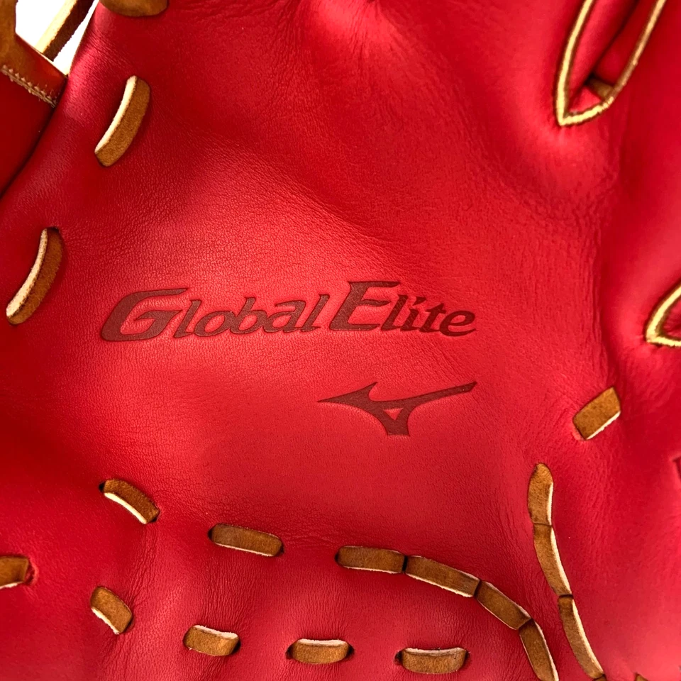 "Guante de campo derecho cuero premium Japón Mizuno Global Elite 1AJGR29307 12,25""" Foto 4 de 4