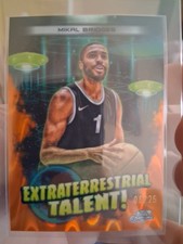 2023-24 Topps Cosmic Chrome - Extraterrestrial Talent Mikal Bridges #ET-3 06/25