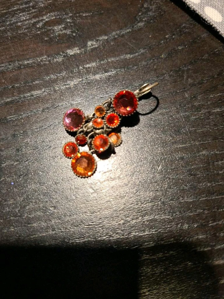 Konplott Ohrhänger Waterfalls orange/koralle/pink *top - Bild 3 von 4