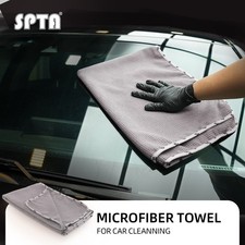 SPTA Microfasertücher 1 Stück Mikrofasertücher Putzlappen für Glas Auto 64x87cm