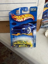 Hot Wheels Overbored 454 Yellow Die-Cast Car 2001