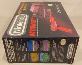 1989 NINTENDO NES ACTION SET CONSOLE SUPER MARIO DUCK HUNT RED ZAPPER CIB TESTED