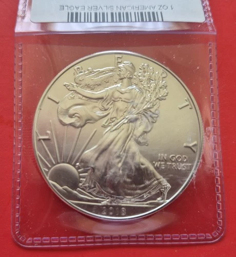 2018 USA American .999 Fine Silver Eagle Uncirculated 1 ounce Dollar Coin