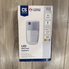 Lithonia Lighting 50 -Watt EQ White Hardwired LED Outdoor Wall Pack Light