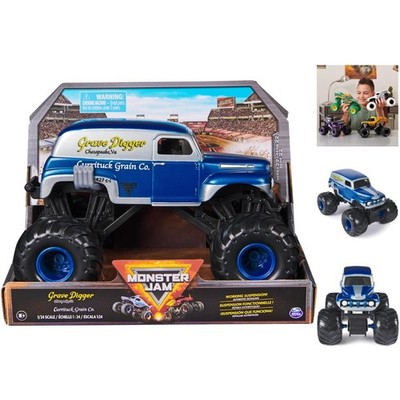 Collectible 1:24 Scale Grave Digger Monster Truck - Perfect Gift for Kids 3+