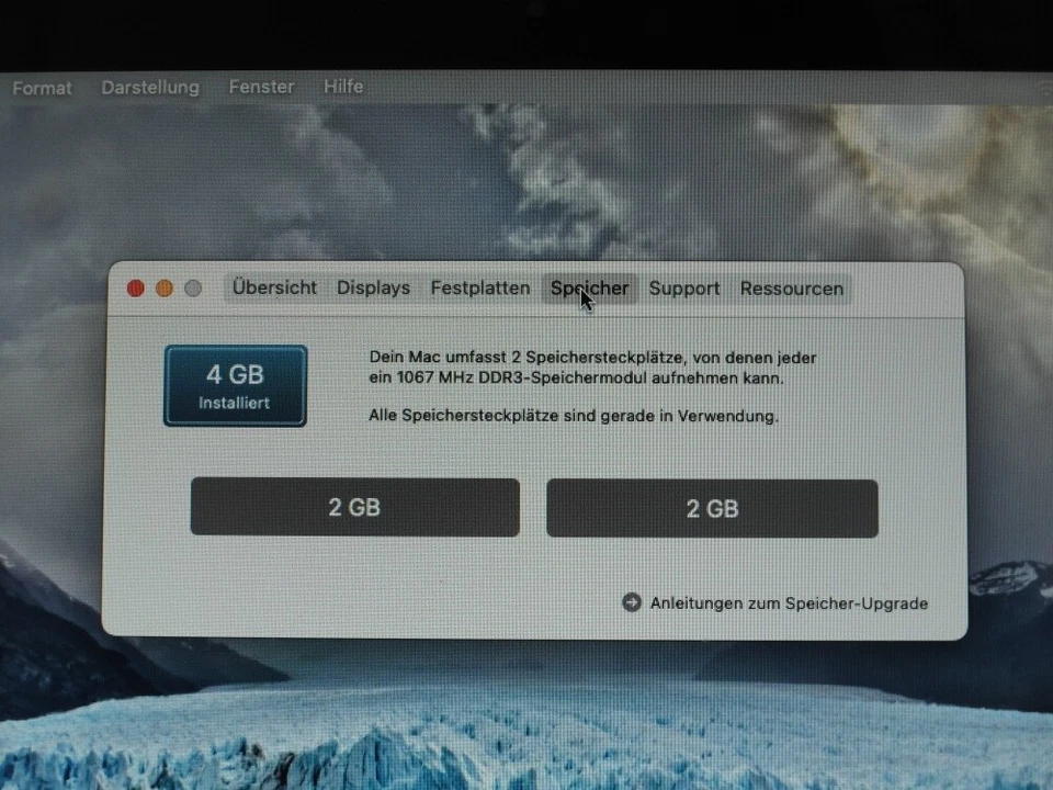 Apple MacBook 5,1 (2008) 13 Zoll/Core2Duo 2,0 GHz/4GB RAM/128GB SSD/Monterey - Bild 4 von 4