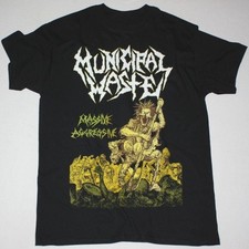 MUNICIPAL Band WASTE MASSIVE AGGRESSIVE 2009 Cotton Black All Size T Shirt GG030