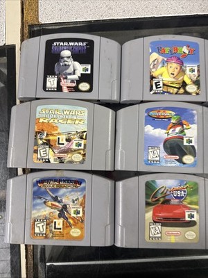 Nintendo 64 (N64)  6 Game Bundle Pack Tested & Working