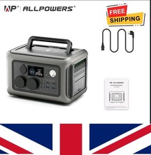 ALLPOWERS R600 Centrale Elettrica Portatile 299Wh LiFePO4 600W Generatore Solare Campeggio
