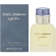DOLCE & GABBANA LIGHT BLUE POUR HOMME 40ML EDT SPRAY | NEW & SEALED | FREE P&P