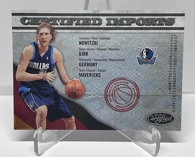 2009-10 Panini Certified Certified Imports Dirk Nowitzki Mavericks 200/500