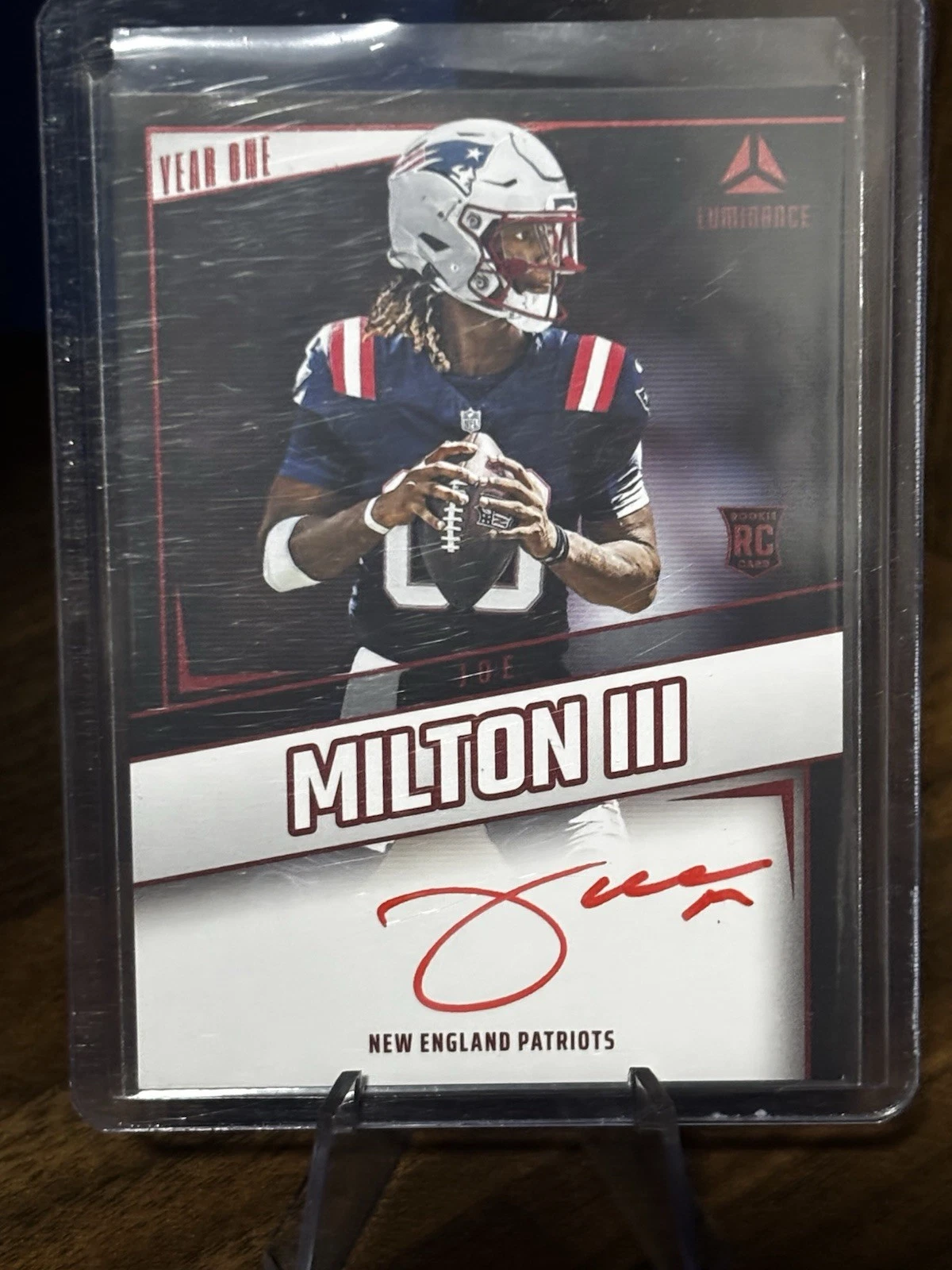 2024 Panini Luminance - Year One Signatures RPS SP RED Joe Milton III #YOS-JMN