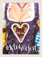 Holzschild 40X30 Cm Oktoberfest MüNchen Dirndl Brezel Deutschland Deko Geschenk