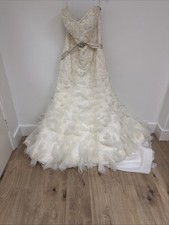 Saison Blanche Size 10 Ivory Fit And Flare Wedding Gown