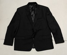 Lauren Ralph Lauren 48R Black Wool Blend 2 Button Sport Coat Blazer Jacket Men