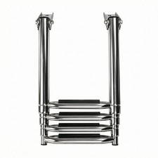 Échelle à Double Rail Latéral Échelle Télescopique En Acier Inoxydable