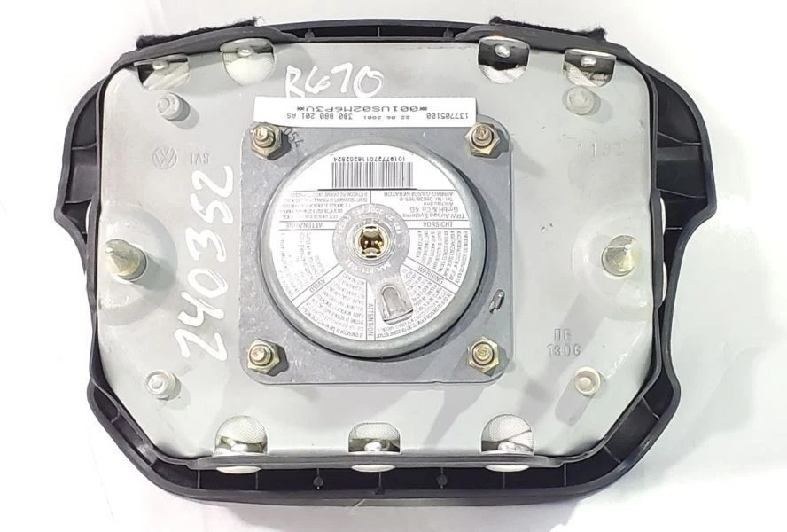 Airbag de volante Volkswagen Eurovan 2000 2001 2002 fabricante de equipamento original - Imagem 3 de 4