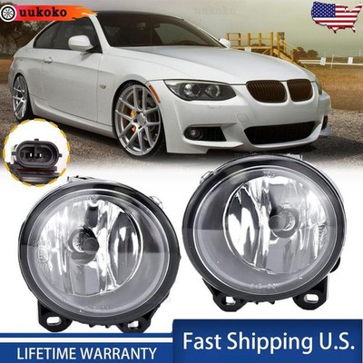 Fog Light M Sport Front Bumper Lamp+Bulb New For BMW E92 E93 F07 F10 F22 F23
