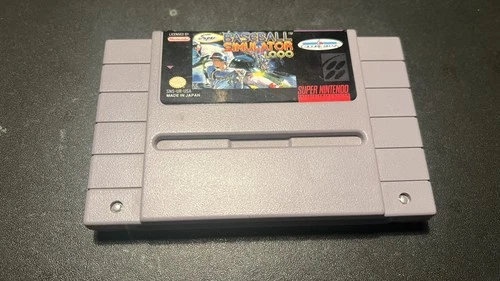 Super Baseball Simulator 1.000 SNES (Super Nintendo Entertainment System)