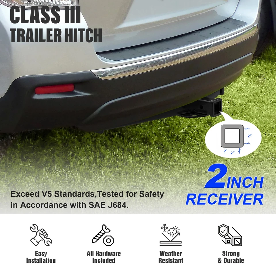 APS Class 3 Trailer Hitch Receiver for Toyota Highlander 2008-2013 - Image 3 of 4