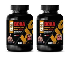 energy boost men - BCAA 3000MG - valine capsules 2 BOTTLE