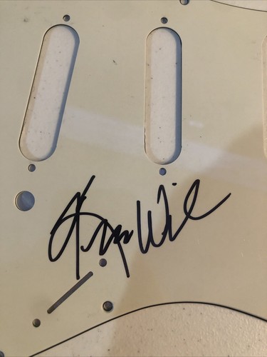KIM WILSON FABULOUS THUNDERBIRDS SIGNED AUTOGRAPH STRAT GUITAR PICKGUARD ACOA  - Picture 4 of 6