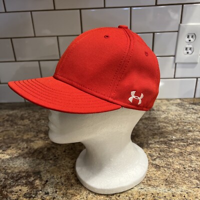 under armour red baseball cap