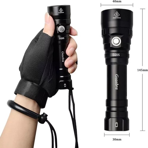 Dive Light, D20S 2000 Lumen Super Bright Scuba Diving Flashlight, Rechargeable D - Picture 7 of 7