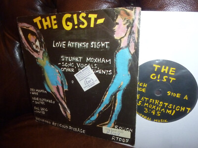 The Gist, G!ST, Love At first sight, Light Aircraft, Rough Trade RTD09 Single 7''