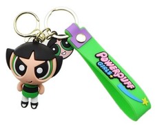 Powerpuff Girls Buttercup Character 3D Multi Charm Keychain Keyring