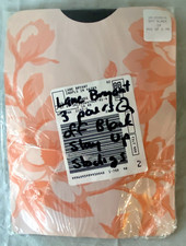 3 PR..VTG LANE BRYANT..NYLON..STRETCH..STAY UP..STOCKINGS..OFF BLACK..NEW..QUEEN