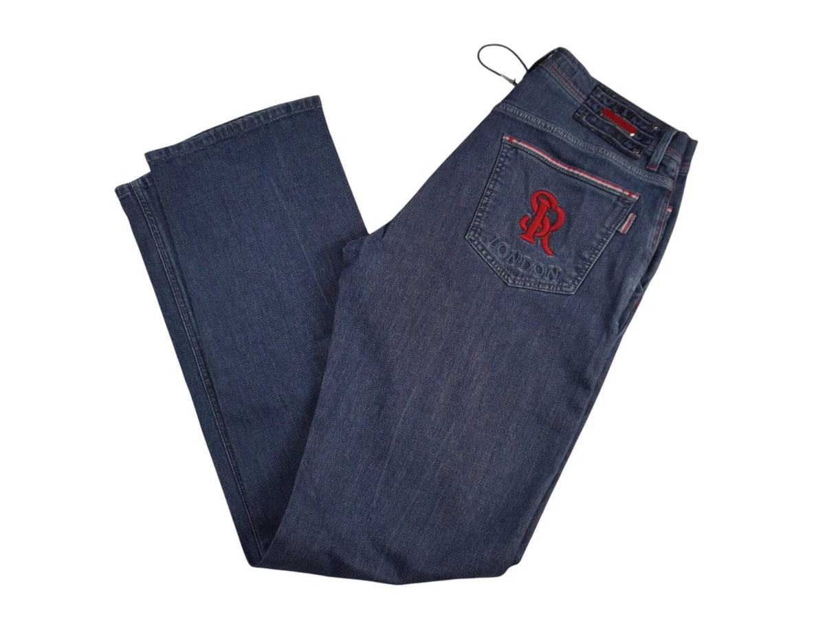 Pantalon Jeans De Luxe STEFANO RICCI - Taille 34 (US), 50 (EU), Marron, Neuf Avec Étiquettes