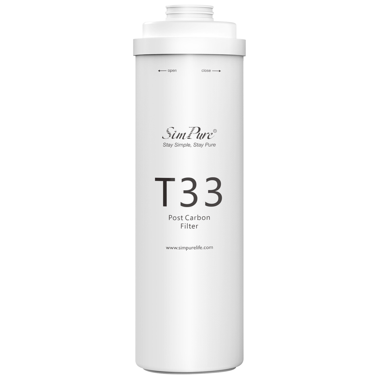 1 Year Set PP CTO T33 RO Water Filter Replacement For SimPure T1-400 RO System