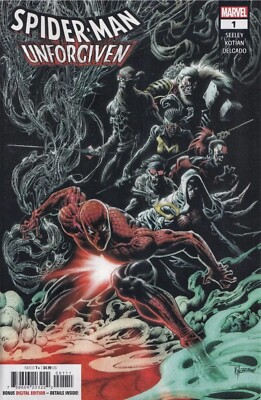 SPIDER-MAN: UNFORGIVEN #1 (KYLE HOTZ MAIN COVER) COMIC BOOK ~ Marvel Comics