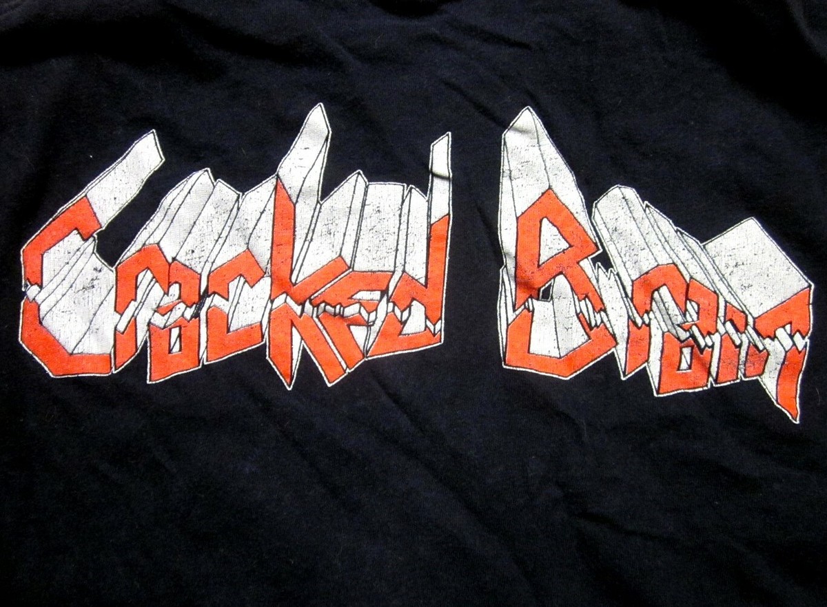 DESTRUCTION small T shirt rare Cracked Brain tee 1990 vtg German