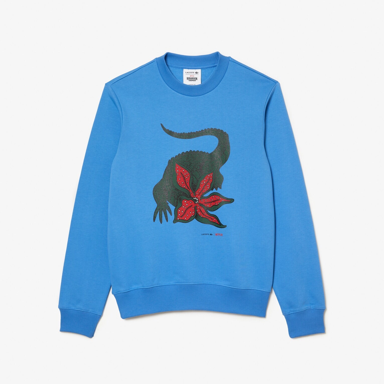 Lacoste X Netflix Stranger Things Sweatshirt & Pants Blue Set S - Small RRP £280 image 8