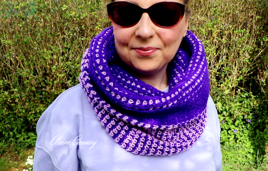 Écharpe / Tour De Cou / Snood Gris – Occasion Très Bon état, Sans Marque, Pour Femme