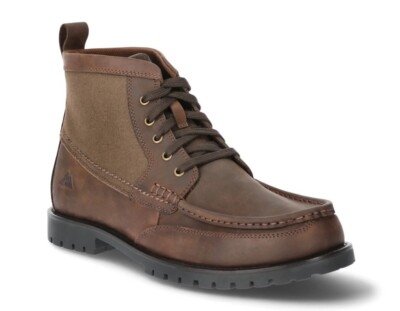 Ozark Trail Men's Rolled Chukka Brown Boots Genuine Leather Upper Size 7