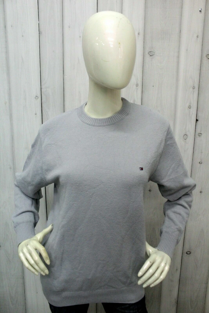 Pull Tommy Hilfiger Femme Taille XL Pull en Laine Bleu Pull Pull