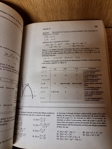 1990 The Calculus with Analytic Geometry book Louis Leithold 6th Edition (F4) - Picture 6 of 6