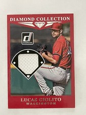 2017 Donruss Lucas Giolito Jersey Relic Diamond Collection DC-LG Nationals