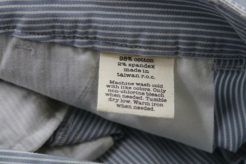 Maison Jules Womens Ladies Blue White Pinstripe Casual Pants Size 20 - Picture 4 of 4