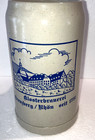 Vintage German Beer Stein Mug 1L Klosterbrauerei Hoernberg Stoneware Tankard